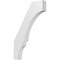 Ekena Millwork 3 1/2-in. W x 22-in. D x 34-in. H Balboa Architectural Grade PVC Knee Brace BRCP035X22X34BOA - alternate 1